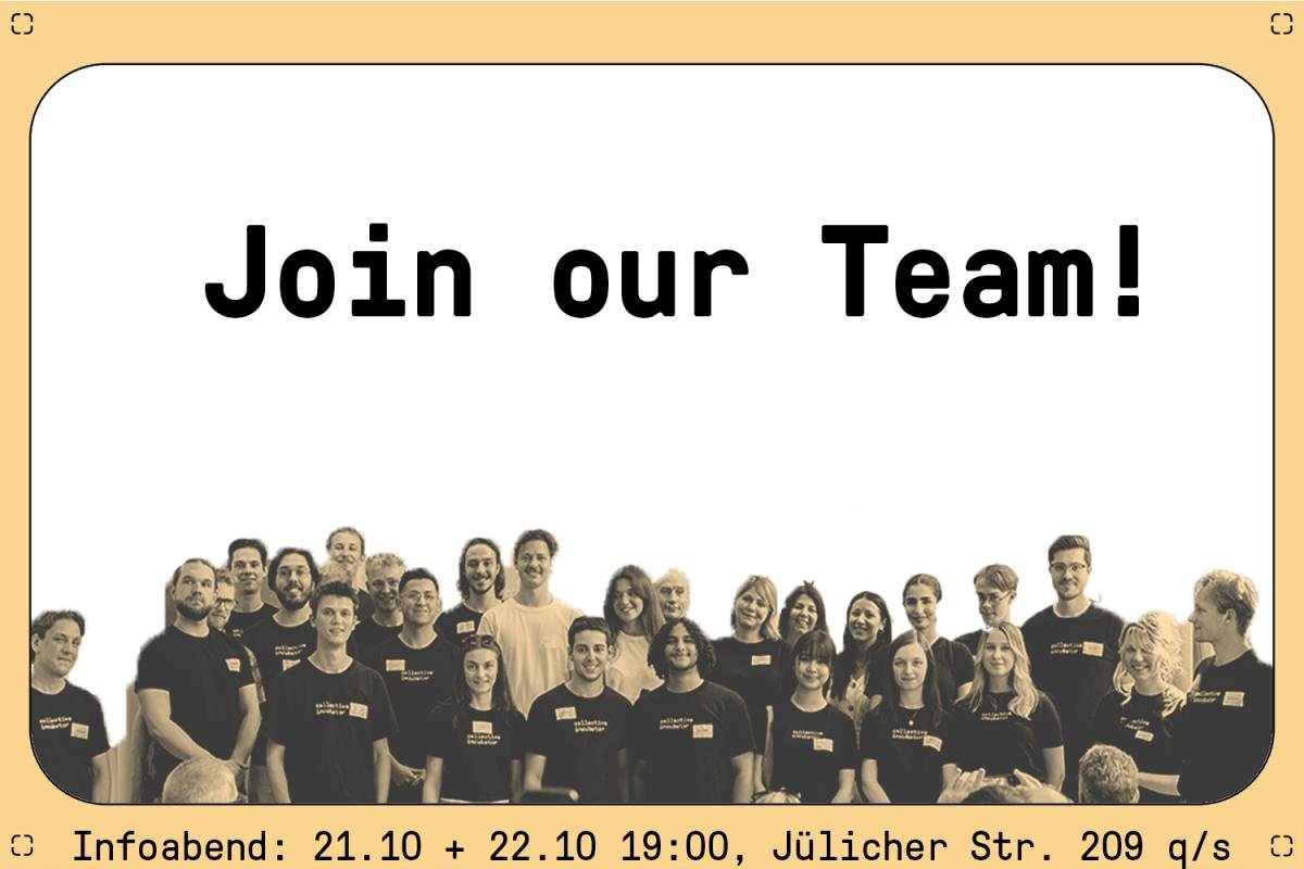 Infoabend im Collective Incubator: Werde Teil des Teams!